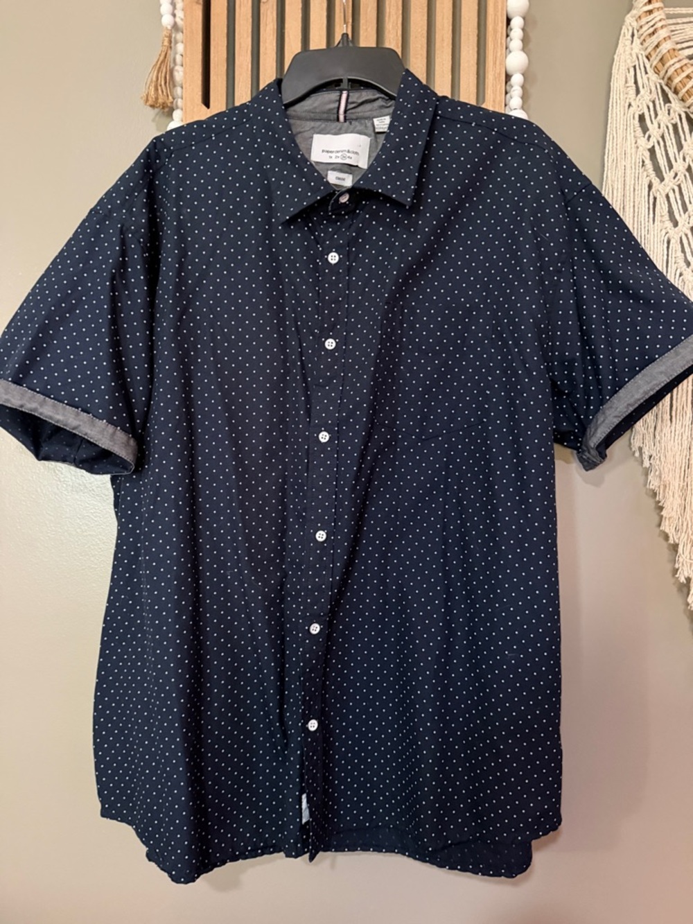 Paper denim & cloth mens button down size 3x